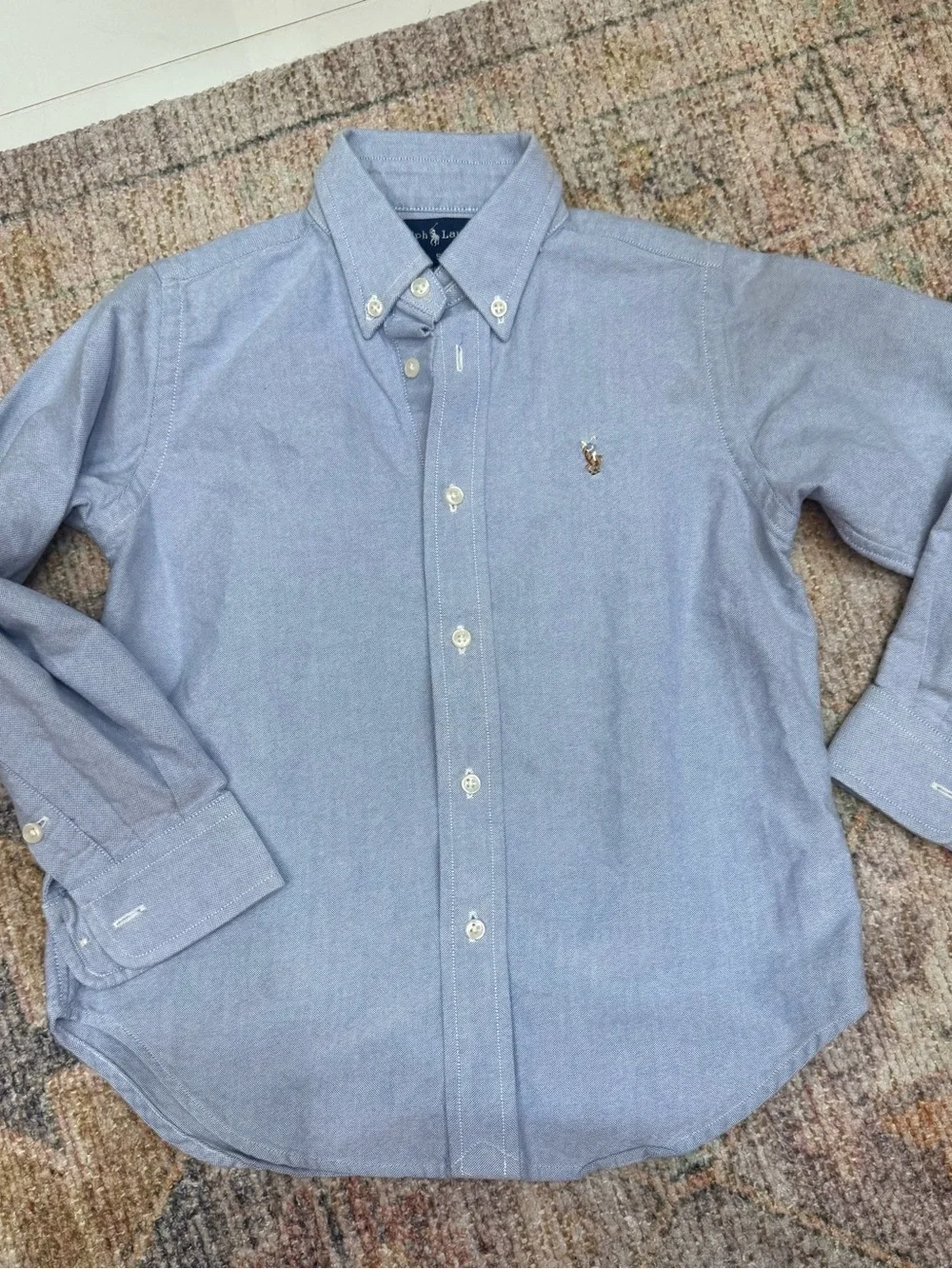 Ralph Lauren Light Blue Button-Down Oxford Shirt